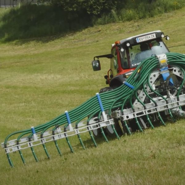 Schleppschuhverteiler für Verschlauchung